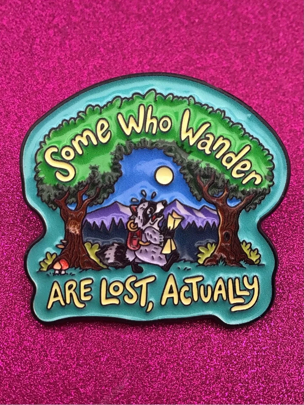 Lost Enamel Pin